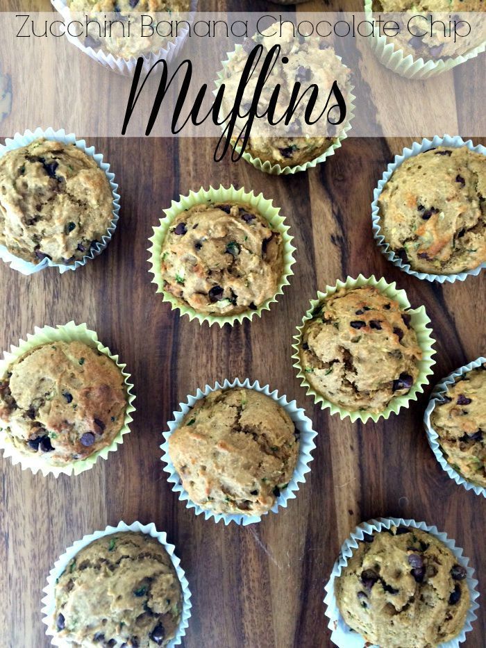 Zucchini Banana Chocolate Chip Muffins di Courtney Glantz - Recipefy