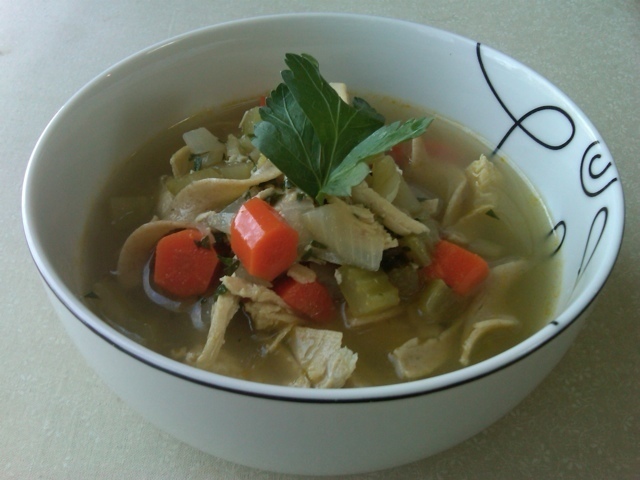 Cure a Flu Chicken Noodle Soup of Courtney Glantz - Recipefy