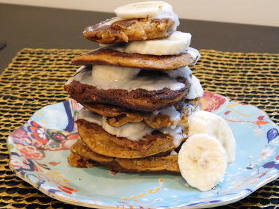 Pumpkin Protein Pancakes  of Snels and the City - Recipefy