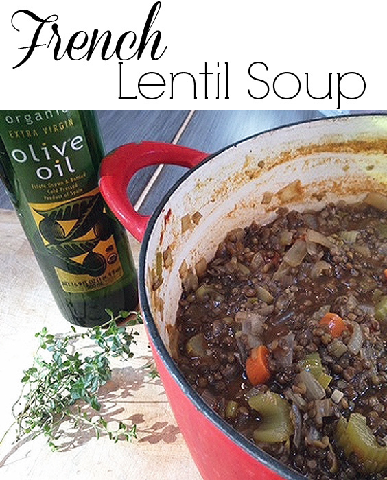 French Lentil Soup de Courtney Glantz - Recipefy