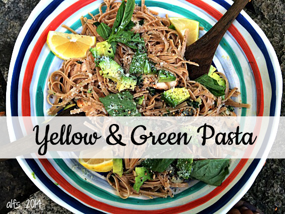Yellow & Green Pasta, Round II di Courtney Glantz - Recipefy