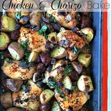 Spanish-chicken-chorizo-bake