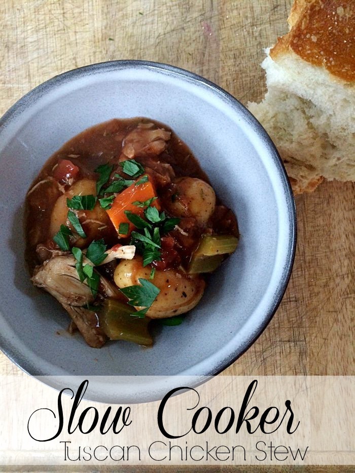 Slow Cooker Tuscan Chicken Stew of Courtney Glantz - Recipefy