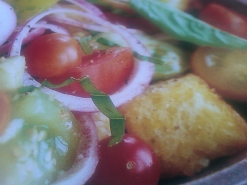 Skillet Cornbread Panzanella Salad of Courtney Glantz - Recipefy