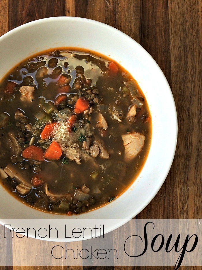 French Lentil Chicken Soup de Courtney Glantz - Recipefy