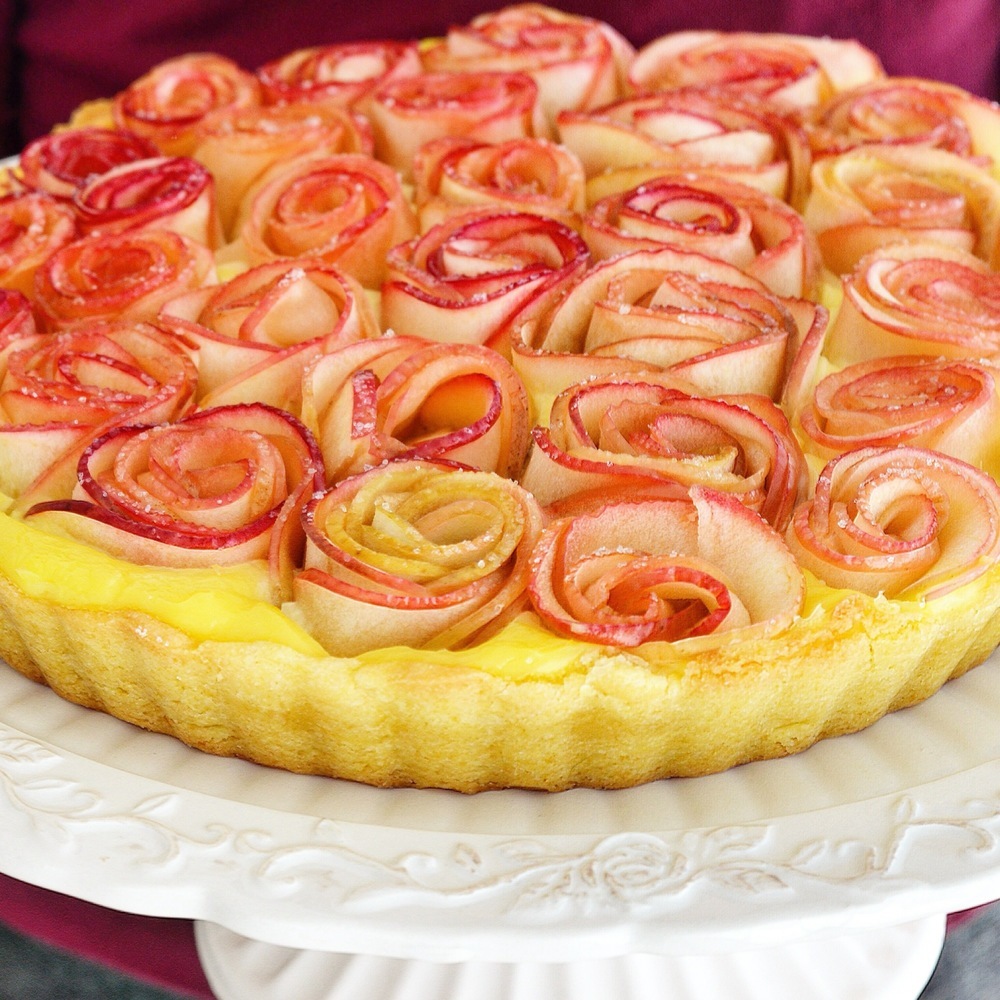 Crostata con rose di mele de Eleonora Michielan - Recipefy