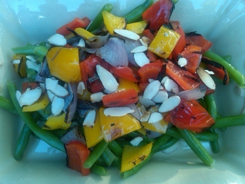 Chilled Green Beans with Grilled Veggies de Courtney Glantz - Recipefy