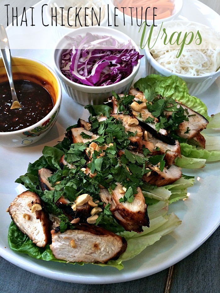 Thai Chicken Lettuce Wraps of Courtney Glantz - Recipefy