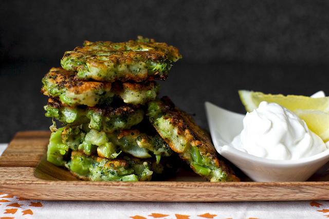 Broccoli Parmesan Fritters - Smitten Kitchen - via Amanda of RLMG - Recipefy