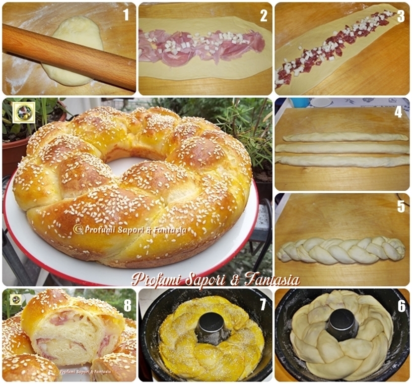Treccia di pan brioche salata ripiena de Letizia - Recipefy