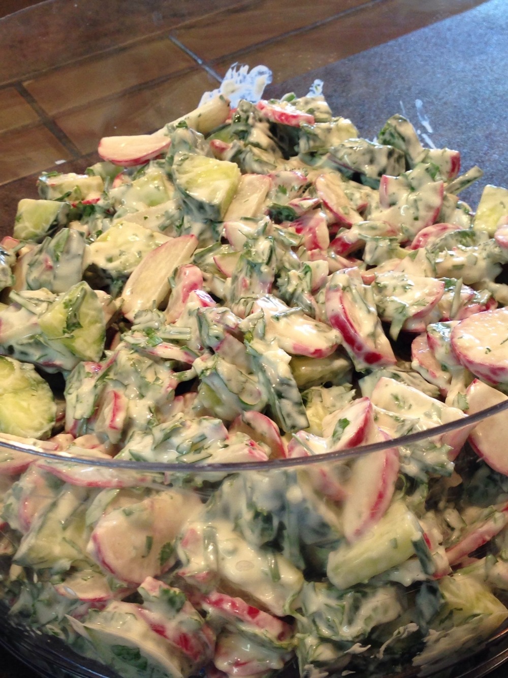 Cucumber Radish Salad of Michele Poole - Recipefy