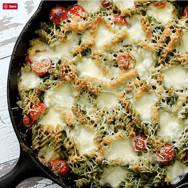 CREAMY PESTO PASTA BAKE of Allison Kneubuhl - Recipefy