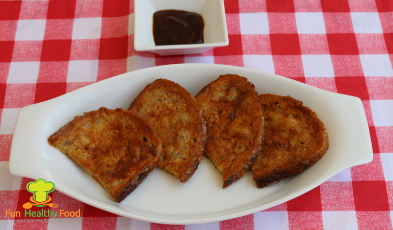 Savoury Eggy Bread of Fun Healthy Food - Recipefy