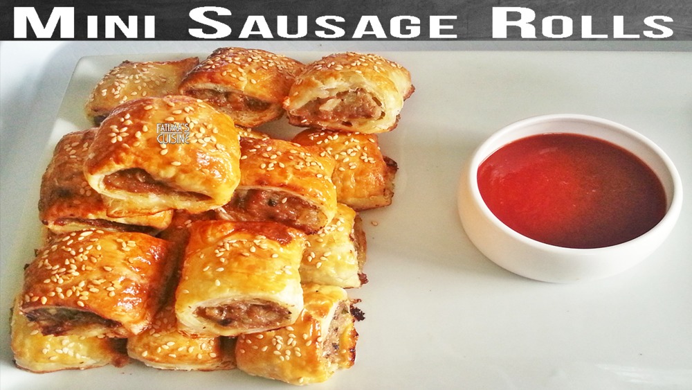 Mini Sausage Rolls - Easy | Homemade | Tasty Recipe of Fatimas Cuisine - Recipefy