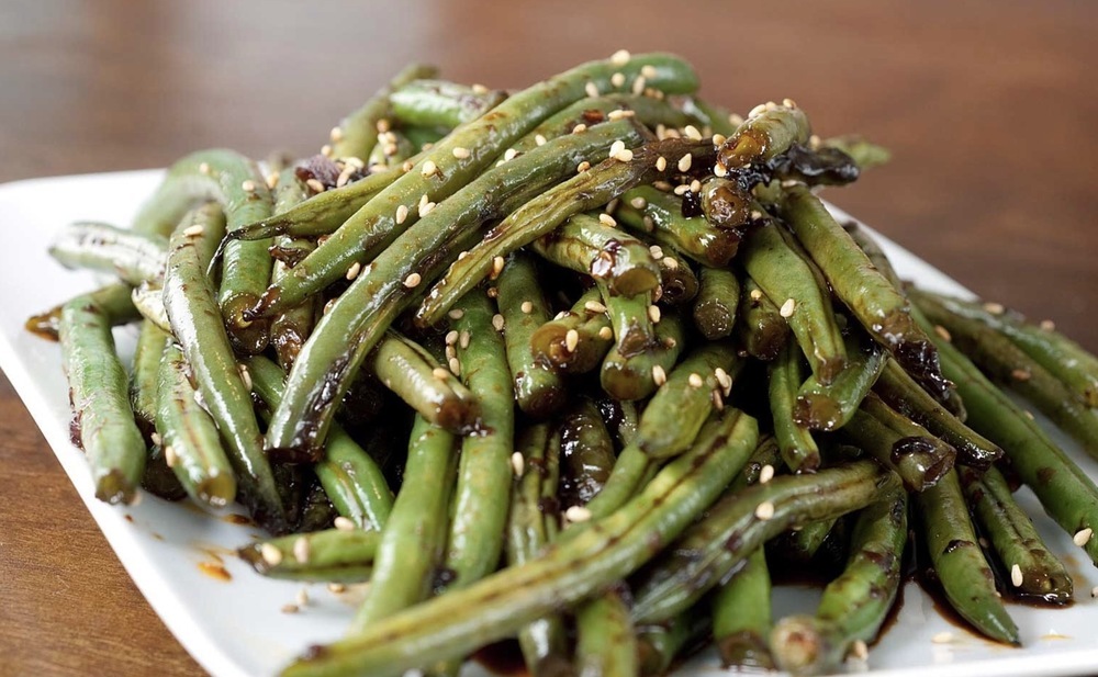 Kelly's Szechuan green beans of Karyn Johnson - Recipefy