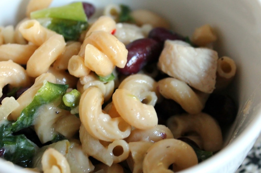 Pasta with Chicken, Escarole, and Beans- Michelle di UML Admissions Recipe Share - Recipefy