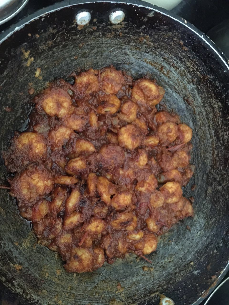 Golden fry garlic prawn masala de Steffina David - Recipefy