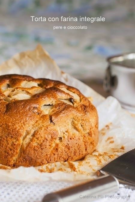 Torta integrale alle pere e cioccolato of Claudia - Recipefy