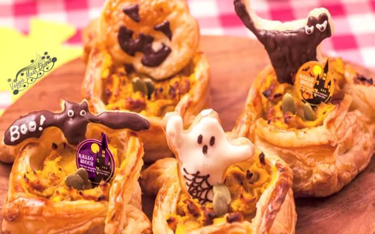 Halloween Pumpkin Pie with puff pastry de Chun Sin Thay - Recipefy