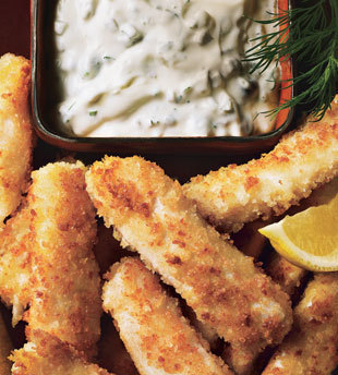 Halibut Fish Sticks with Dill-Caper Tartar Sauce ( Really Good) di Kelly Barton - Recipefy