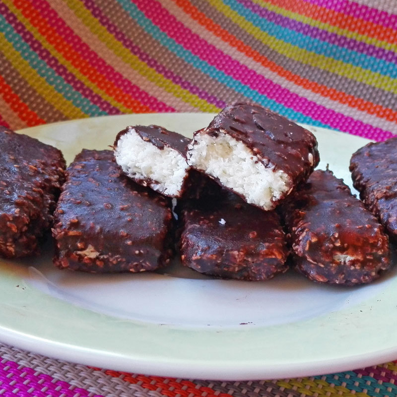 Delicious Homemade Vegan Bounty Bars de MyHealthyDessert - Recipefy