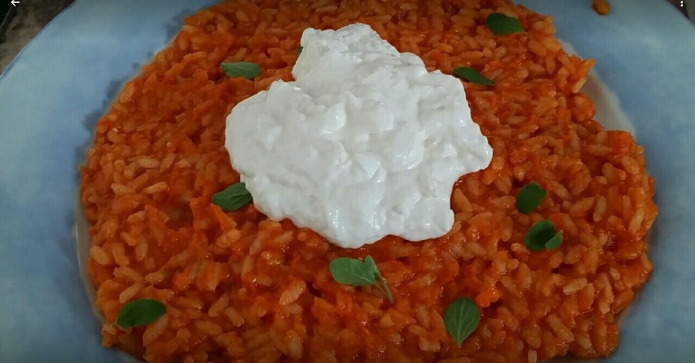 RISO AL POMODORO E BURRATA di Marina Marini - Recipefy