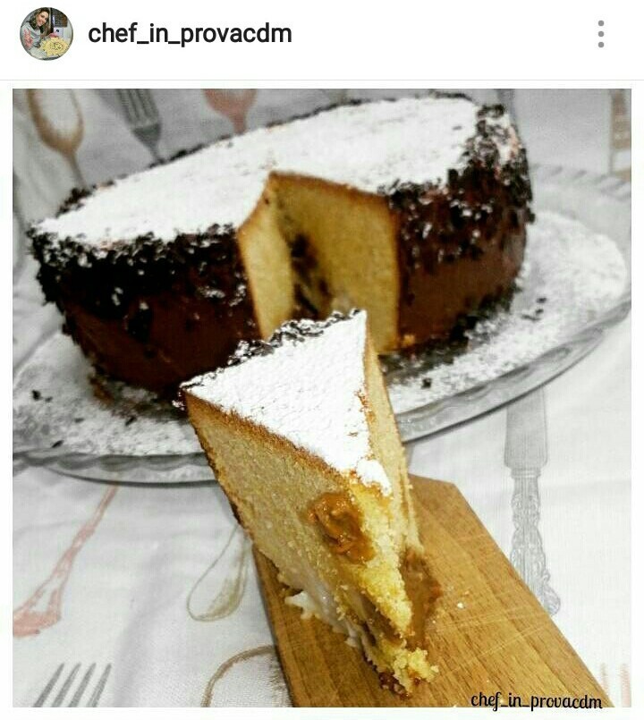 Torta con crema al latte e crema al caffè ☕ di Cuciniamo Chefinprovacdm Carmen - Recipefy