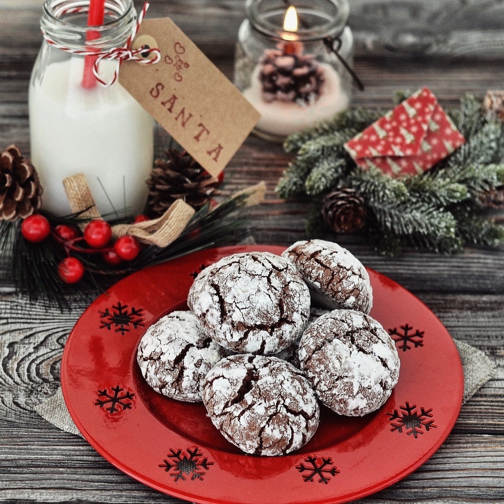 Chocolate crinkles  cookies. Biscotti screpolati al cioccolato. di Eleonora  Michielan - Recipefy