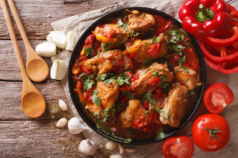 Chicken Diablo and Tortillas (Paleo Style) de Coco Treasure Organics - Recipefy