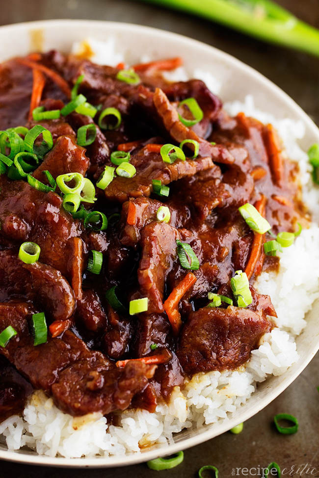 Slow Cooker Mongolian Beef of Kelly Barton - Recipefy
