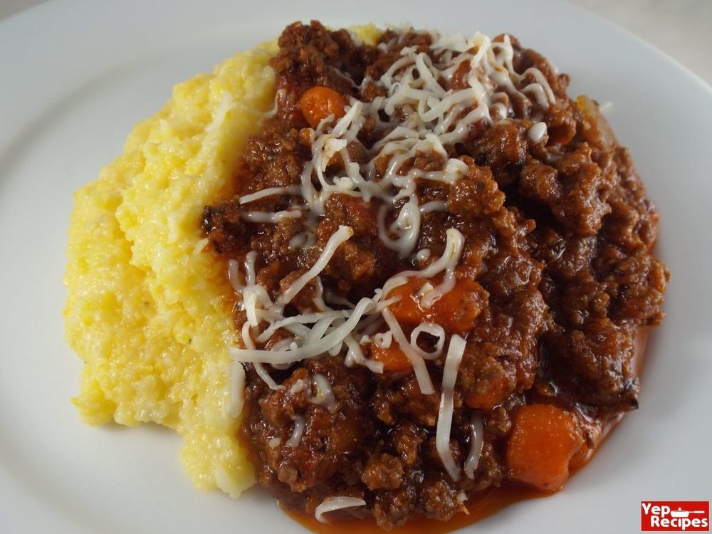Creamy Polenta and Meat Ragu de kitty - Recipefy