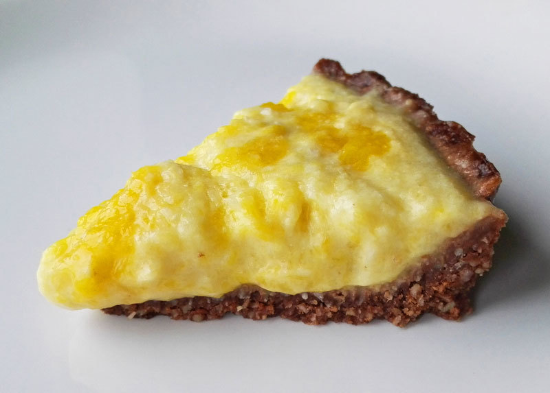 No-Bake Vegan Coconut Mango Tart For Two of MyHealthyDessert - Recipefy