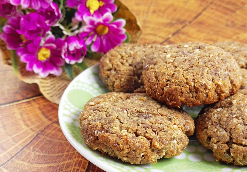 Crispy Flourless Flax Cookies (Vegan And Gluten-Free) de MyHealthyDessert - Recipefy