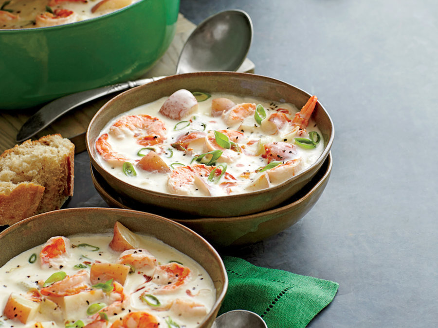 Shrimp-and-New Potato Chowder de Schalene Dagutis - Recipefy