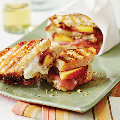 Country Ham-and-Peach Panini of Schalene Dagutis - Recipefy