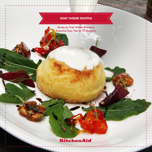 GOAT CHEESE SOUFFLE RECIPE of Kanika Katyal - Recipefy