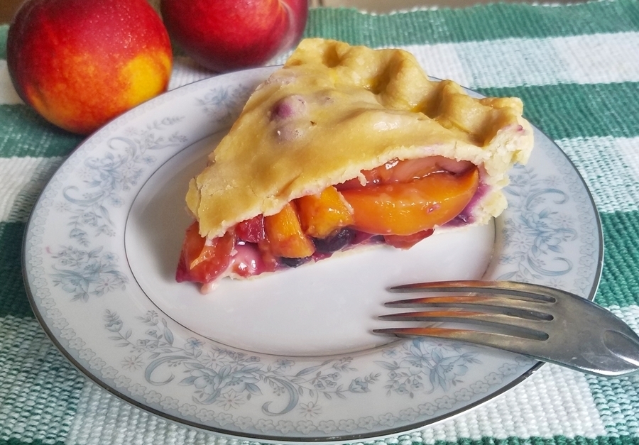 Grandma's Fresh Blueberry Peach Pie of cleanfreshcuisine - Recipefy