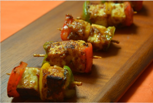 Paneer Shashlik with BBQ sauce of palate - Recipefy