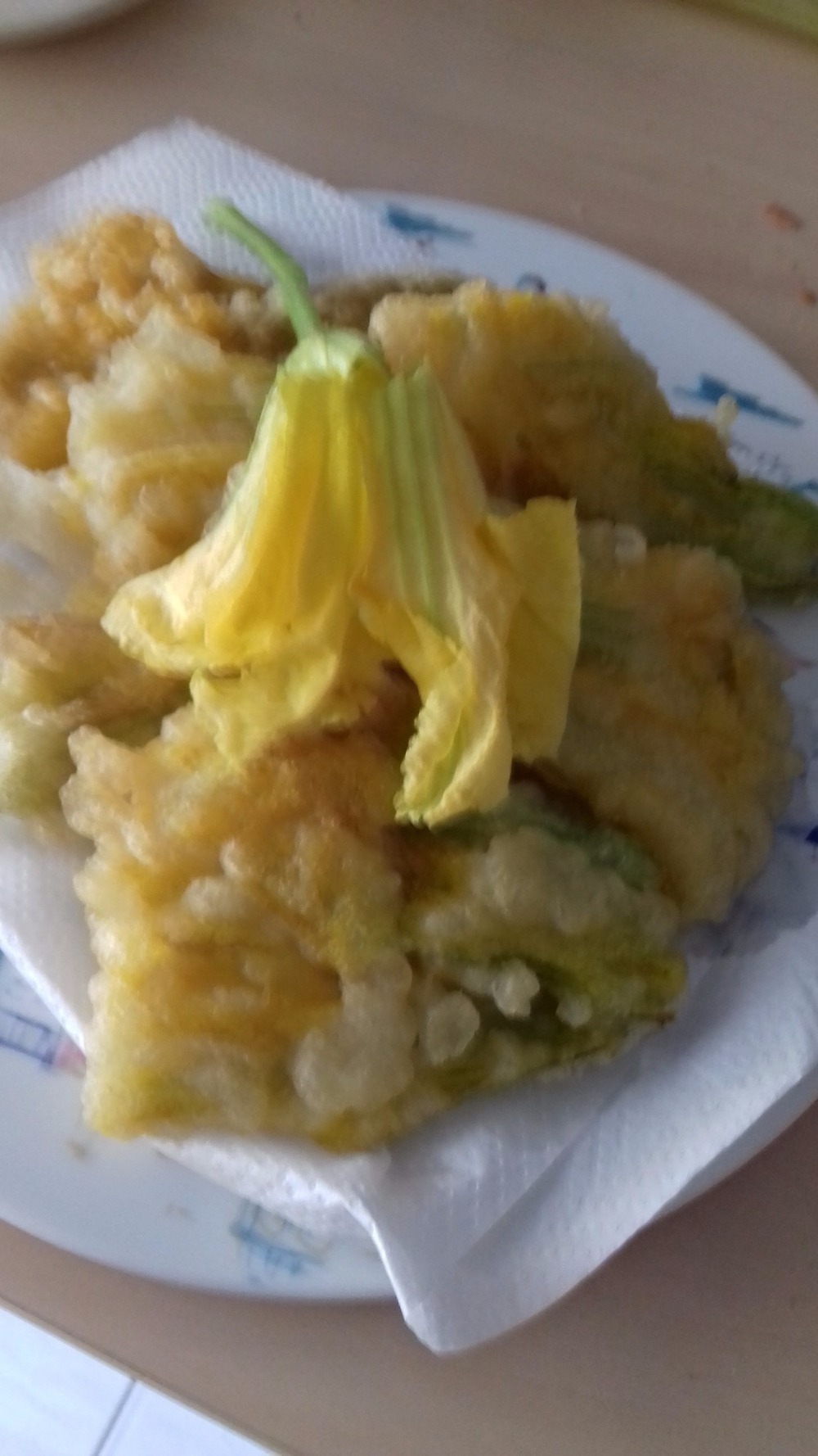 FIori di zucchina in pastella de Rosa Carlyle - Recipefy