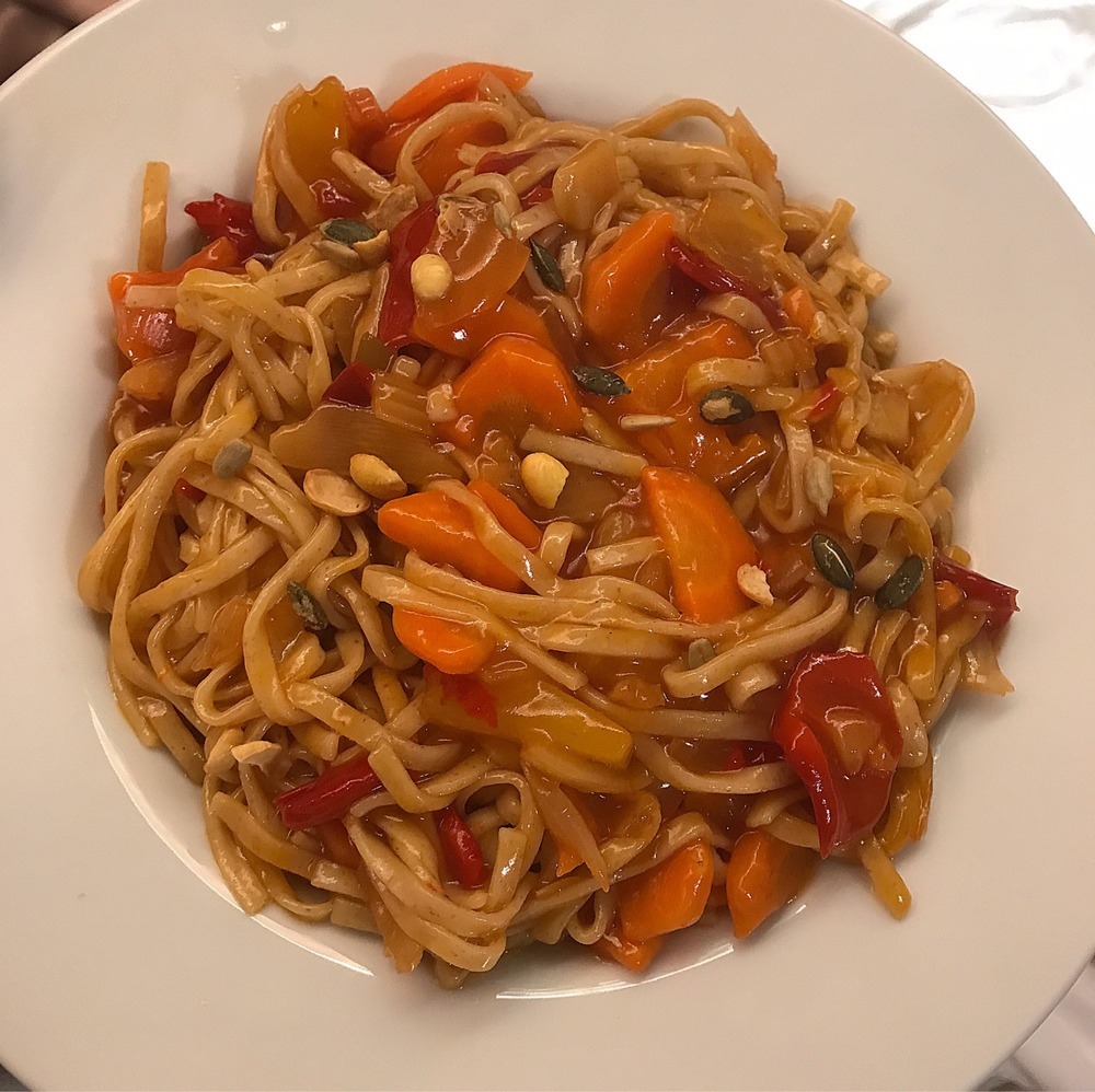 Chinese stir fry noodles of DC5veganlifestyle - Recipefy