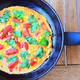 Sweetcorn-omelette