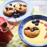 Blueberry-pudding-and-custard