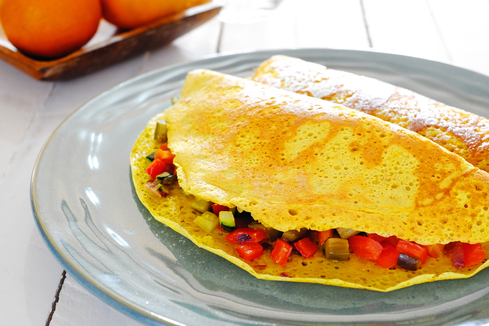 Vegan Roasted Vegetable Omelette of MyNutriCounter - Recipefy