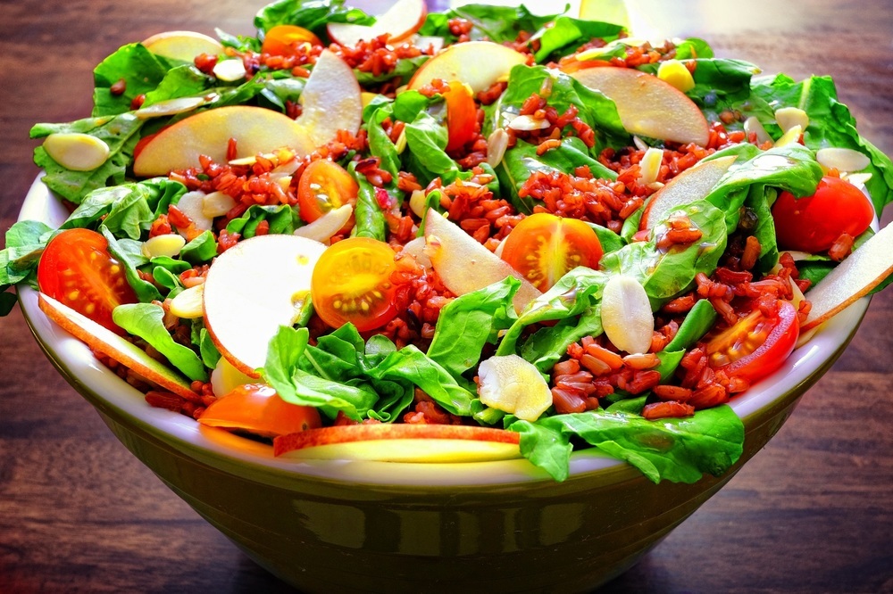 Wild Rice Salad in Asian Vinaigrette de MyNutriCounter - Recipefy