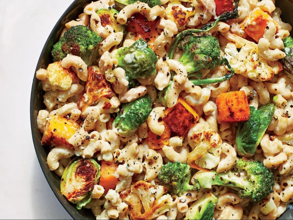 Roasted veggie mac & cheese of Sara Meyer - Recipefy