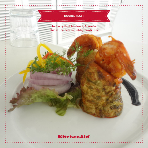 SUCCULENT CHICKEN BREAST CAFREAL STUFFED WITH FIERY PRAWN BALCHAO of Kanika Katyal - Recipefy