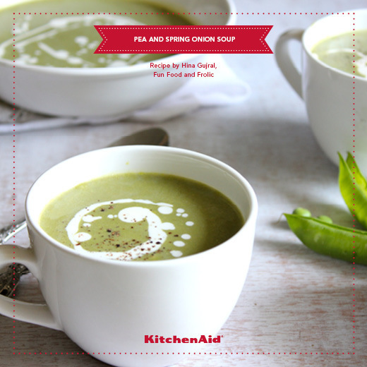 PEA AND SPRING ONION SOUP of Kanika Katyal - Recipefy