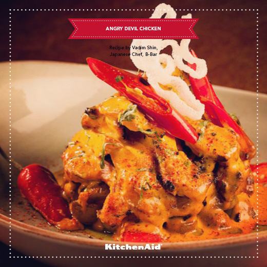 DEVIL CHICKEN WITH ANGRY SAUCE of Kanika Katyal - Recipefy