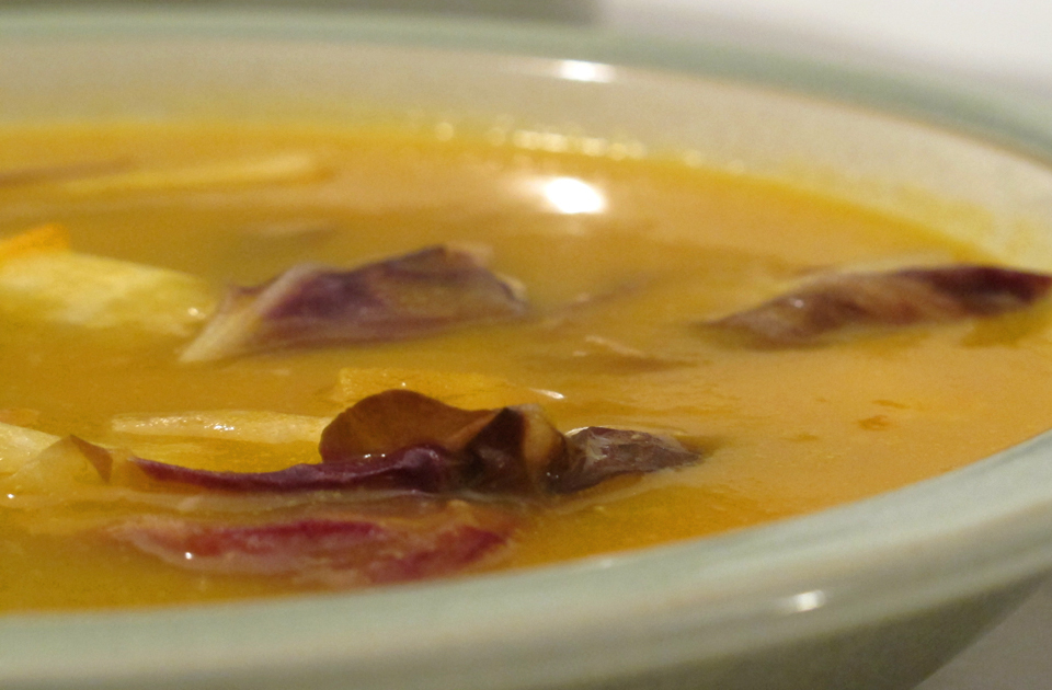 Zuppa di zucca con radicchio of Valentina - Recipefy