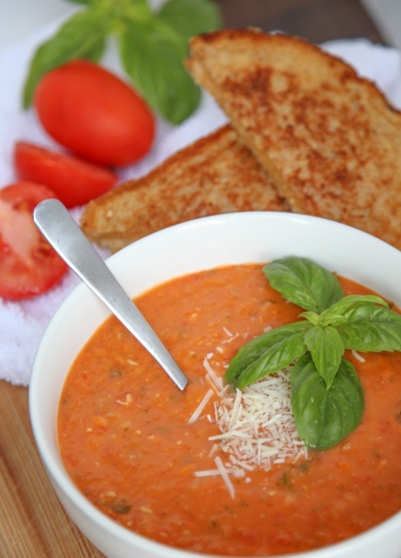 Roasted Tomato and Basil Soup of Michele Poole - Recipefy